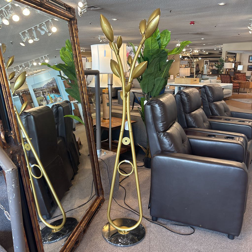 Gold Finished Branch Shaped Coat Rack SMALLS