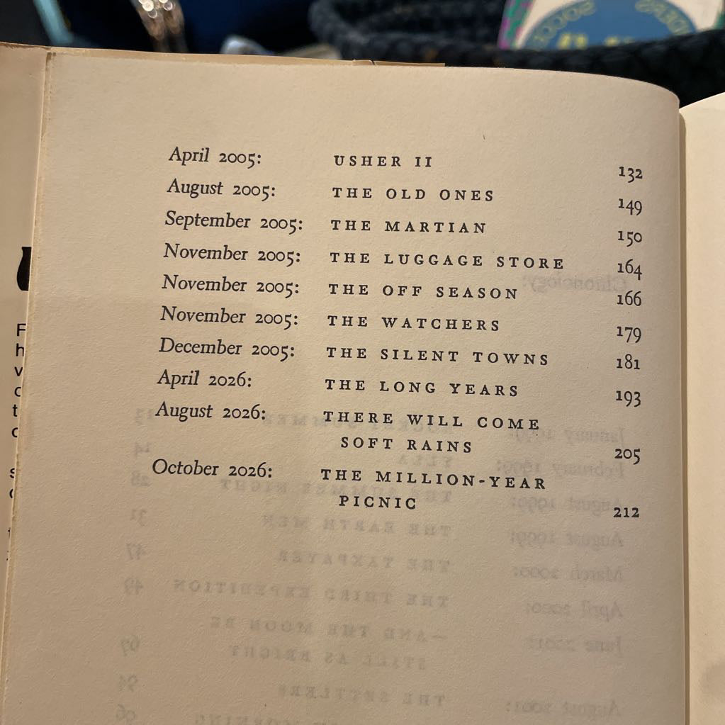 The Martian Chronicles Doubleday MC Edition
