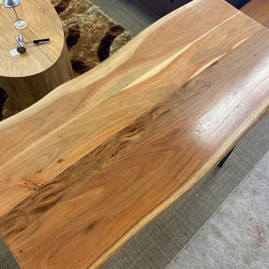 Small Live Edge Hairpin Pub Table