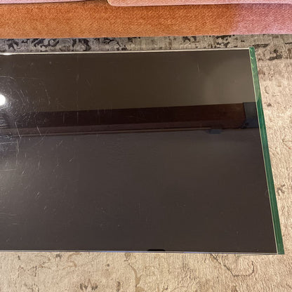 DWR Modern Black Glass Coffee Table