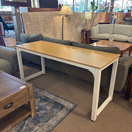 Light Wood Long Computer Desk C DESKS