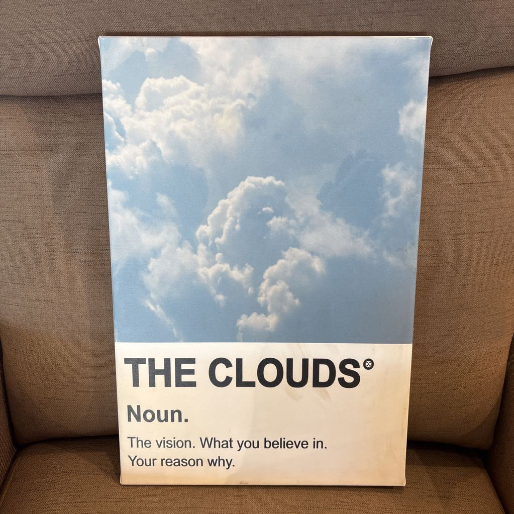 "The Clouds" Printed Canvas ART