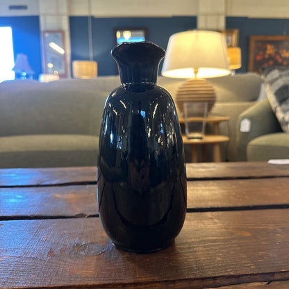 Sculptural Black Pitcher