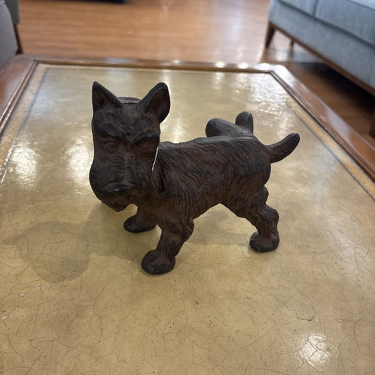 Vintage Cast Metal Dog Door Stop SMALLS