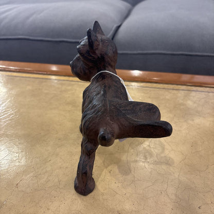 Vintage Cast Metal Dog Door Stop