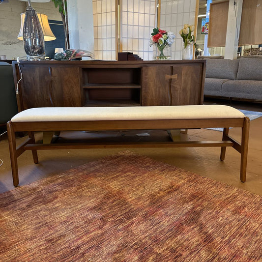 Remix Upholstered Bench - Cream C ACCENT BENCHES