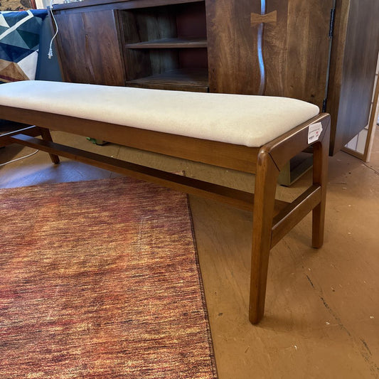 Remix Upholstered Bench - Cream C ACCENT BENCHES