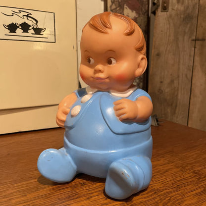 Creepy Blue Baby Vintage Toy