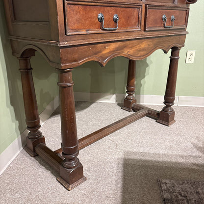 Vintage Solid Mahogany Bar Cabinet South Cone Trading CO