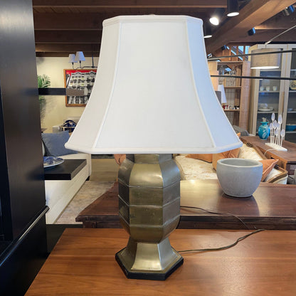 Brass Finish Base Table Lamp