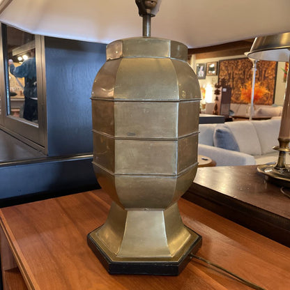 Brass Finish Base Table Lamp