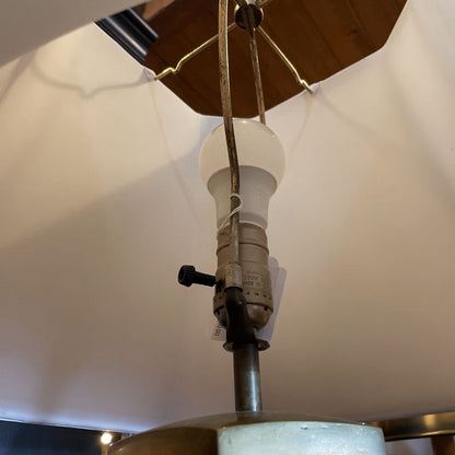 Brass Finish Base Table Lamp