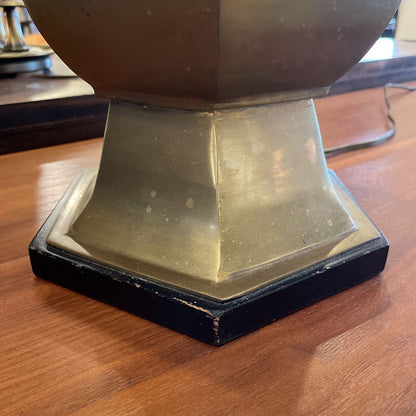 Brass Finish Base Table Lamp