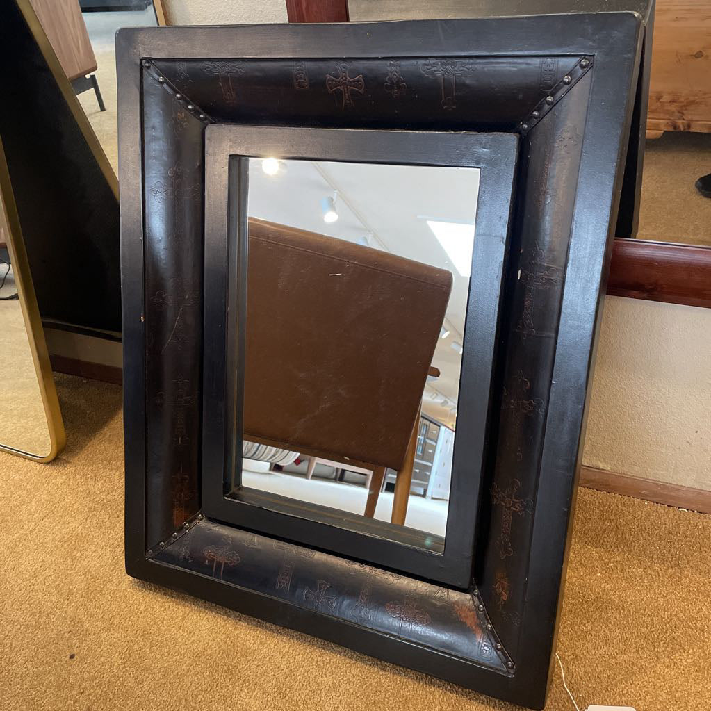 Large Frame Cross Motif Mirror C MIRRORS
