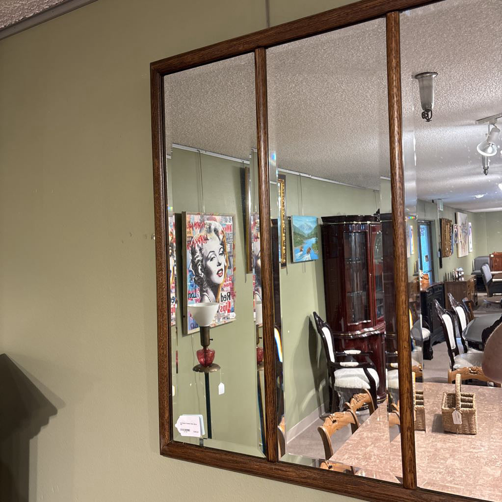 Craftsman Paneled Glass Mirror