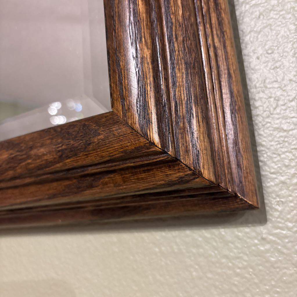 Craftsman Paneled Glass Mirror