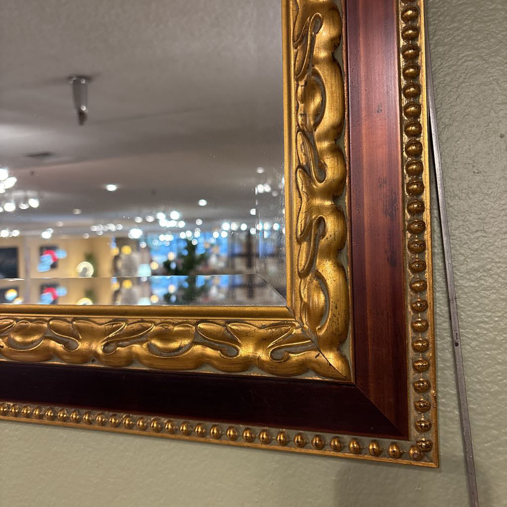 Ornate Gold Trim Mirror