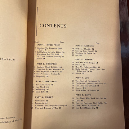 The Way to Inner Peace Creepy Fulton Sheen Mag