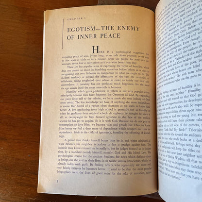 The Way to Inner Peace Creepy Fulton Sheen Mag