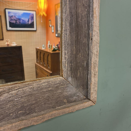 Weather Wood Framed Mirror C MIRRORS