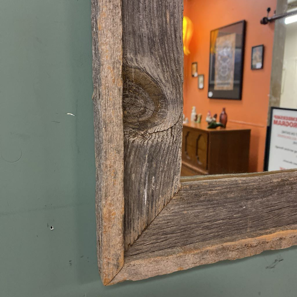 Weather Wood Framed Mirror C MIRRORS