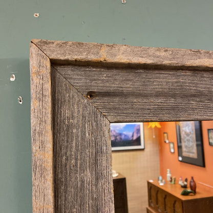 Weather Wood Framed Mirror C MIRRORS