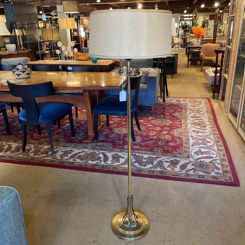 MC Style Bass Finish Floor Lamp