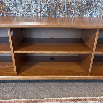 POVISON 94-inch Walnut Media Stand w/Storage