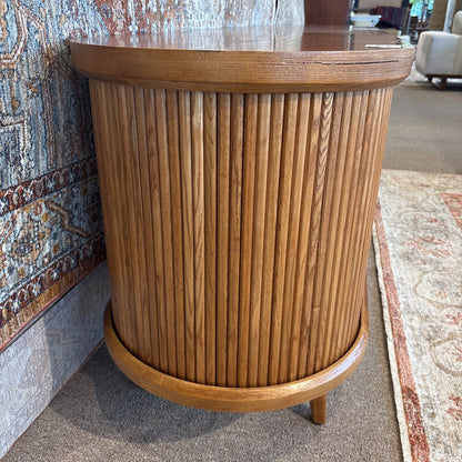 POVISON 94-inch Walnut Media Stand w/Storage