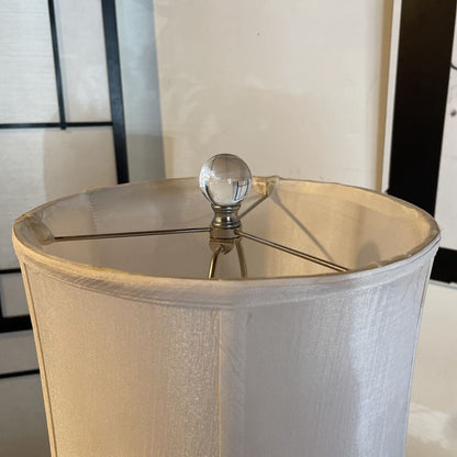Shiny Faceted Glass Base Table Lamp LAMPS