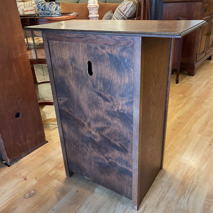 Old Wood Cabinet with Quarter Sawn Doors and Drawer