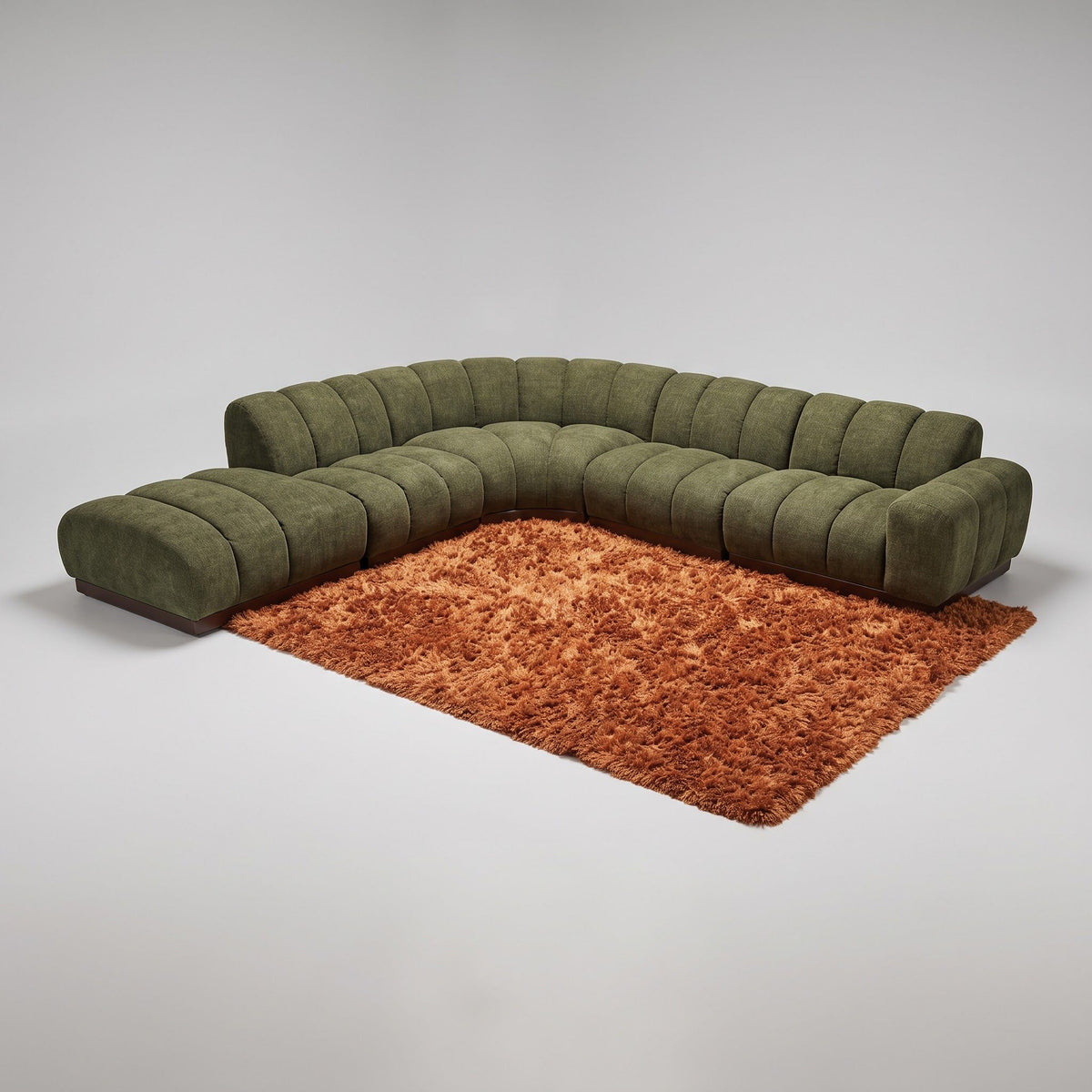 Laurel Olive LAF Chaise Sectional U SECTIONALS LAF