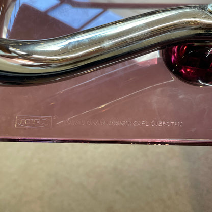 IKEA Tobias Clear Purple Dining Chairs SET of 4