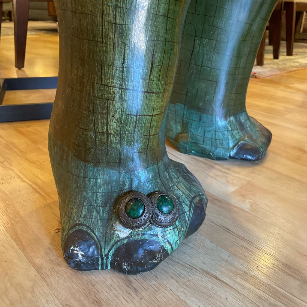 Gracie the Giant Green Elephant AS IS