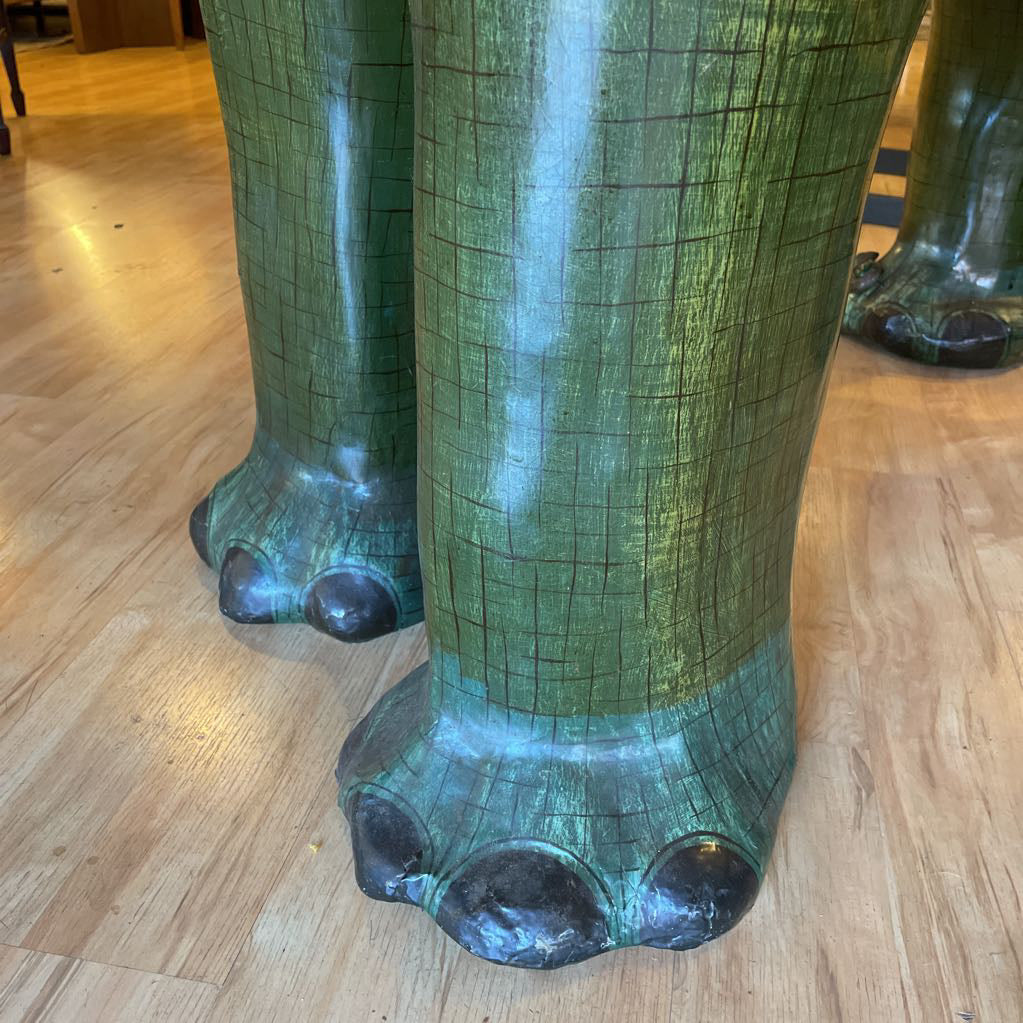 Gracie the Giant Green Elephant AS IS