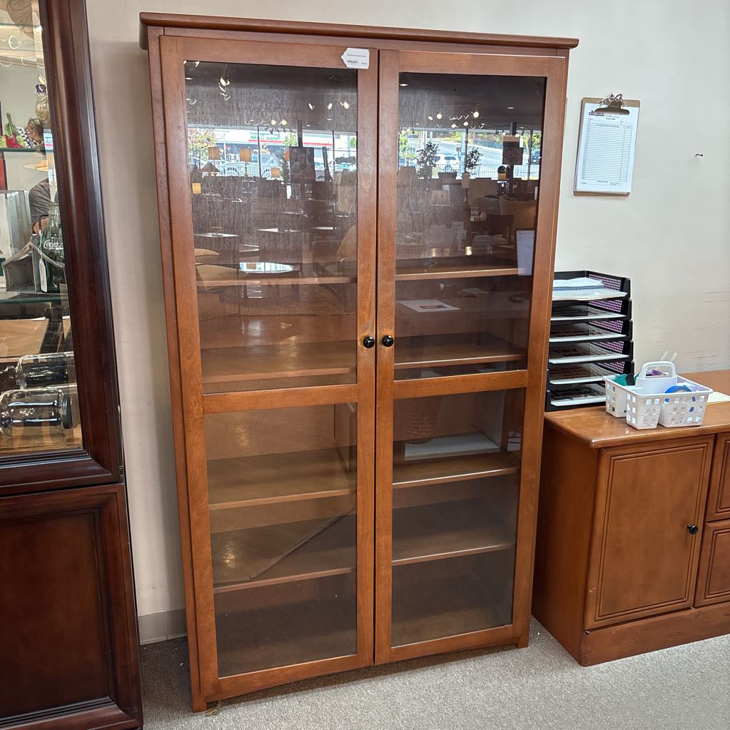 Glass Door Tall Cabinet (AS IS) C CABINETS