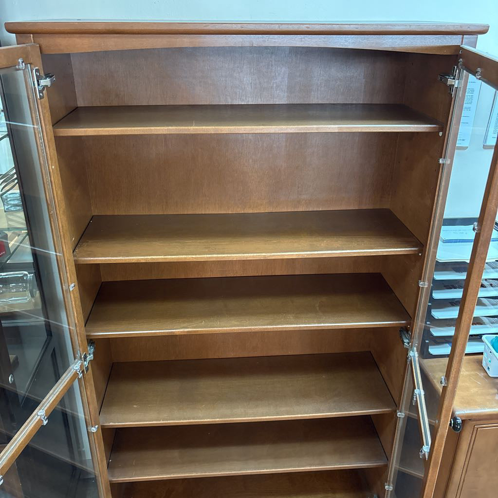 Glass Door Tall Cabinet (AS IS) C CABINETS