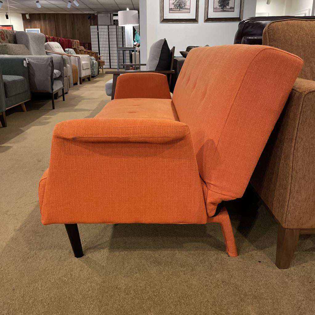 Orange Tufted MC Style Click Clack