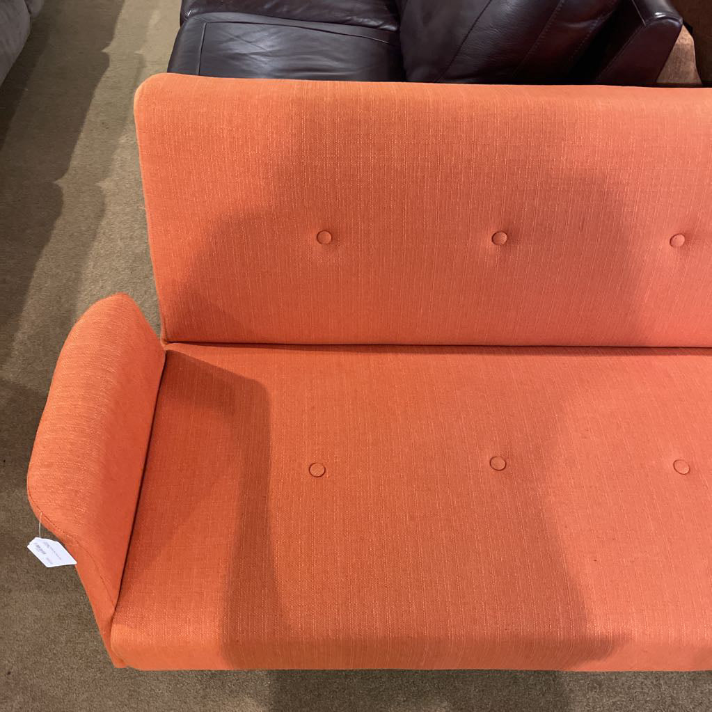 Orange Tufted MC Style Click Clack