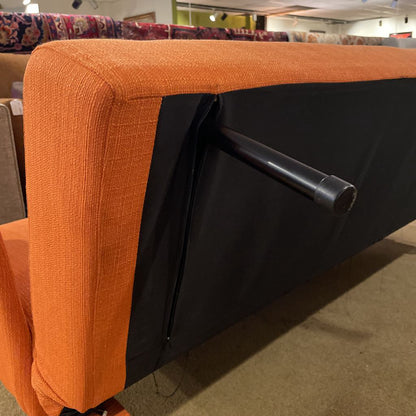 Orange Tufted MC Style Click Clack