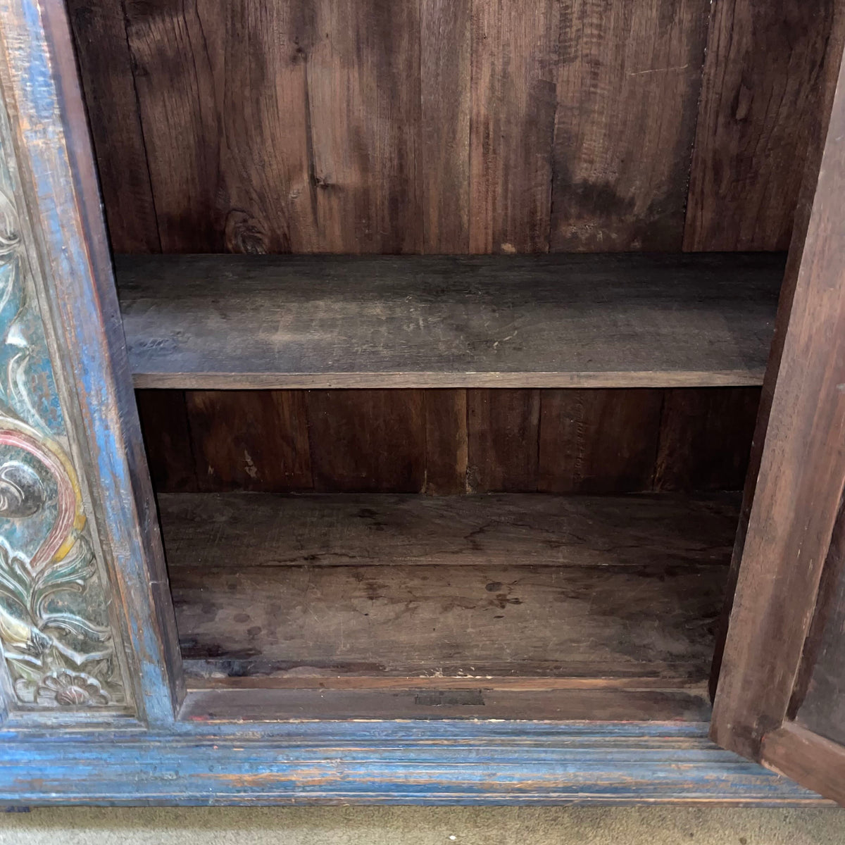 David Smith Indonesian Carved Armoire