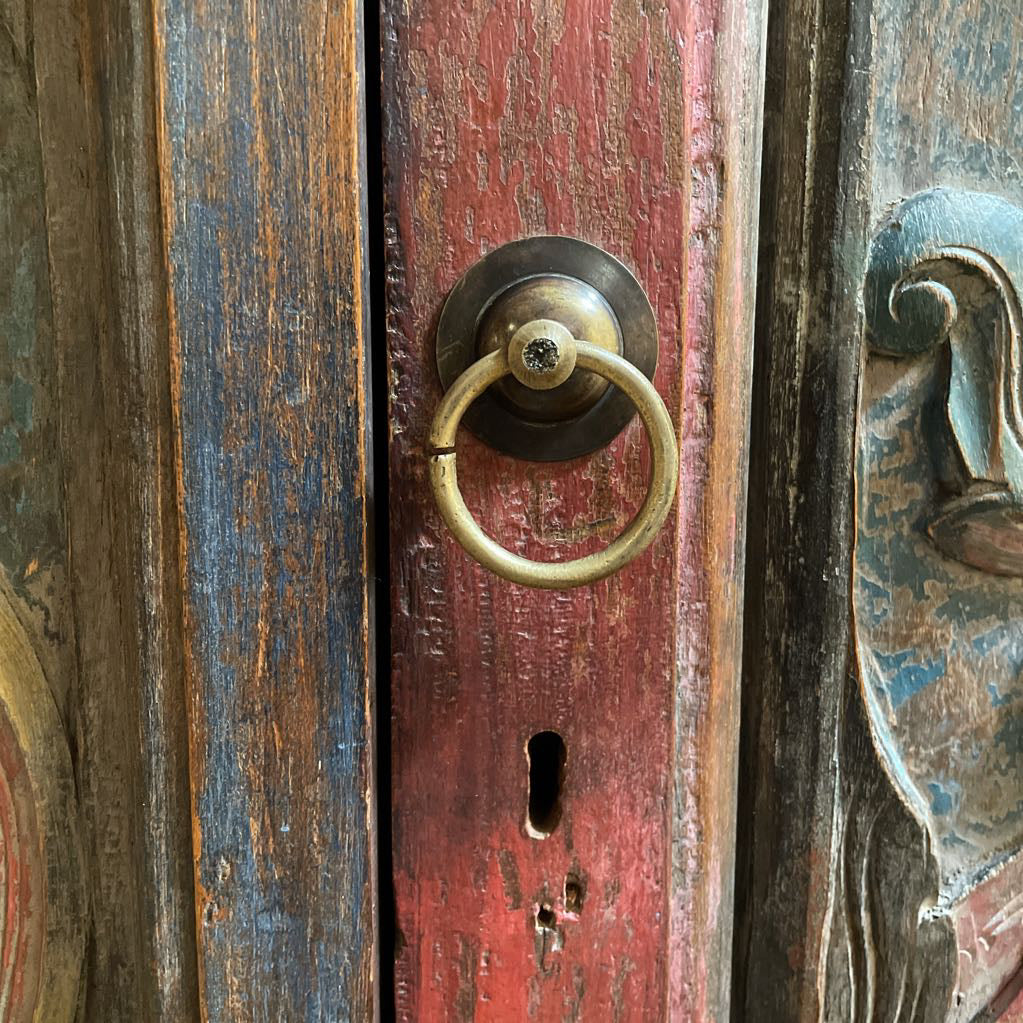 David Smith Indonesian Carved Armoire
