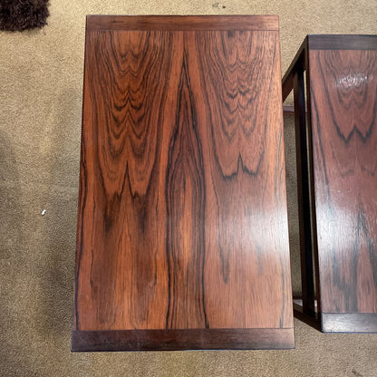 Rosewood MC Nesting Tables Set of 2