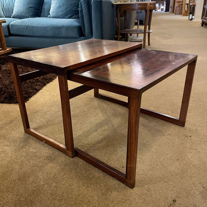 Rosewood MC Nesting Tables Set of 2