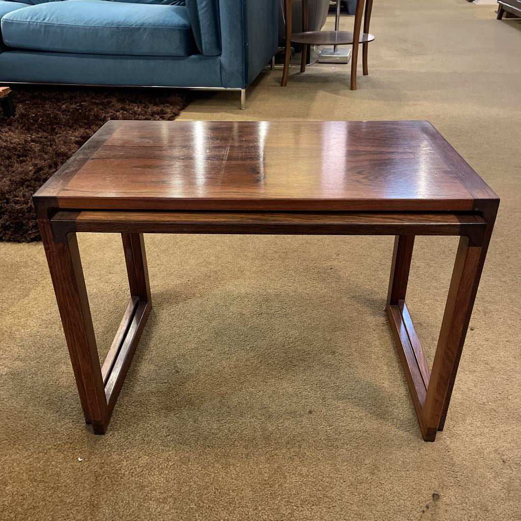 Rosewood MC Nesting Tables Set of 2