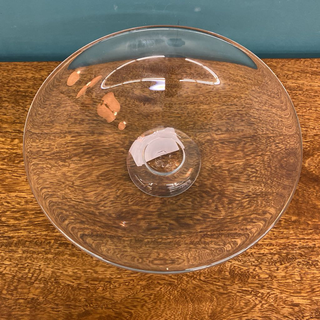SIMON PEARCE Clear Glass Footed Bowl SMALLS