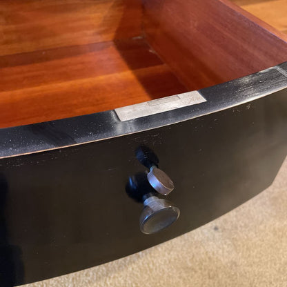1920's French Provincial Black Lacquer Buffet