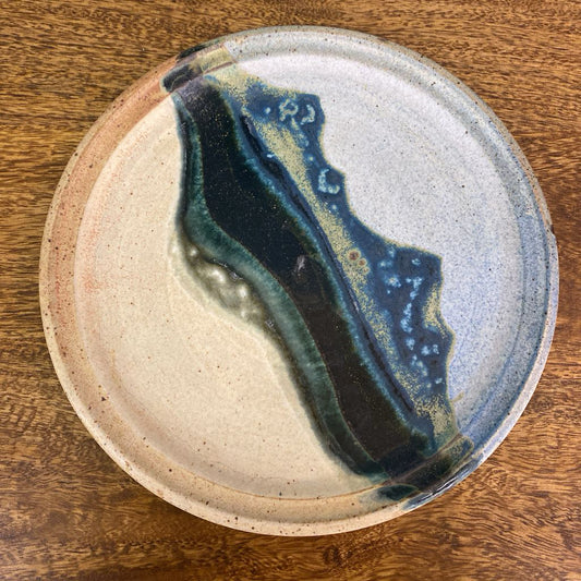 Blue Glaze Stoneware Plate SMALLS