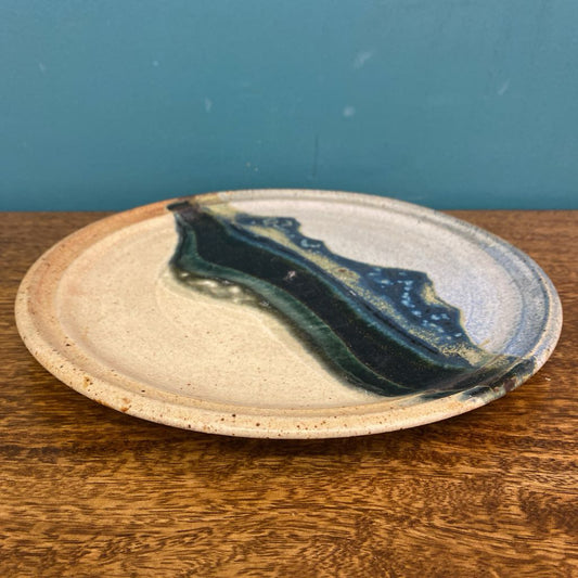 Blue Glaze Stoneware Plate SMALLS