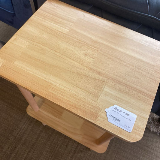 Blonde Two Tier Side Table